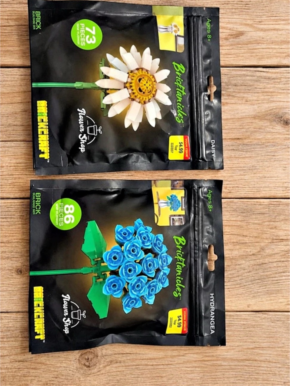 BriteN'Easy Flower Kit Daisy & Hydrangea Flower Kits NWT